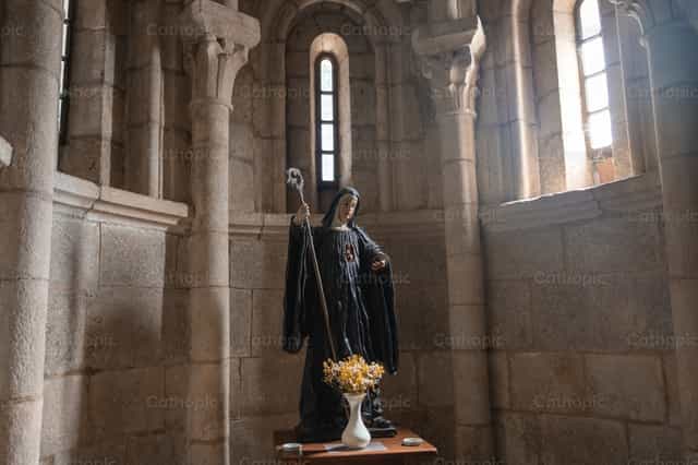 Santa Gertrudes, a Magnífica, Sagrado Coração - Imagens católicas de stock - Foto de Yandry Fernández Perdomo