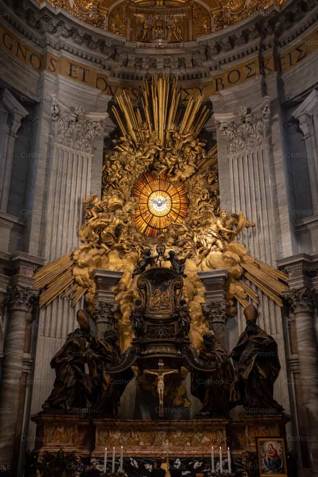 Kaluwalhatian ni Bernini - Mga Catholic stock image