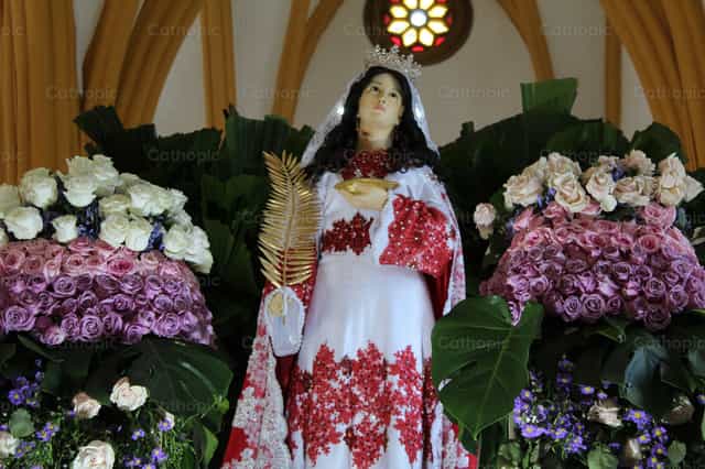 Santa Lucía, patrona de la Vista - Banco de imágenes católicas