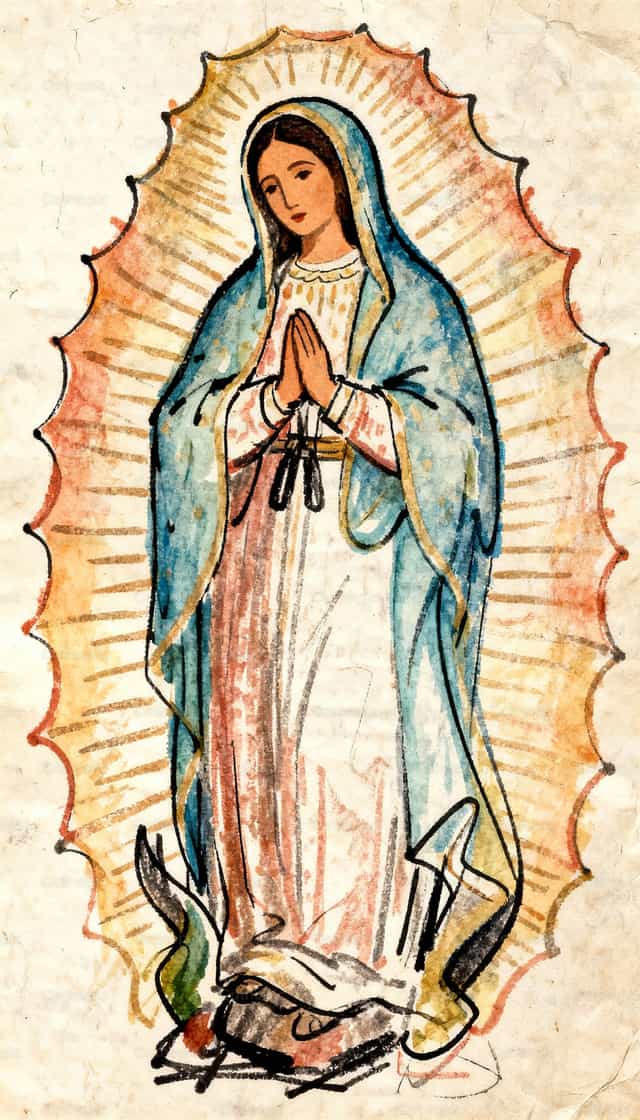 Guadalupe-i Szent Mária - Katolikus stockképek - Fotó: Aqu Alvarez