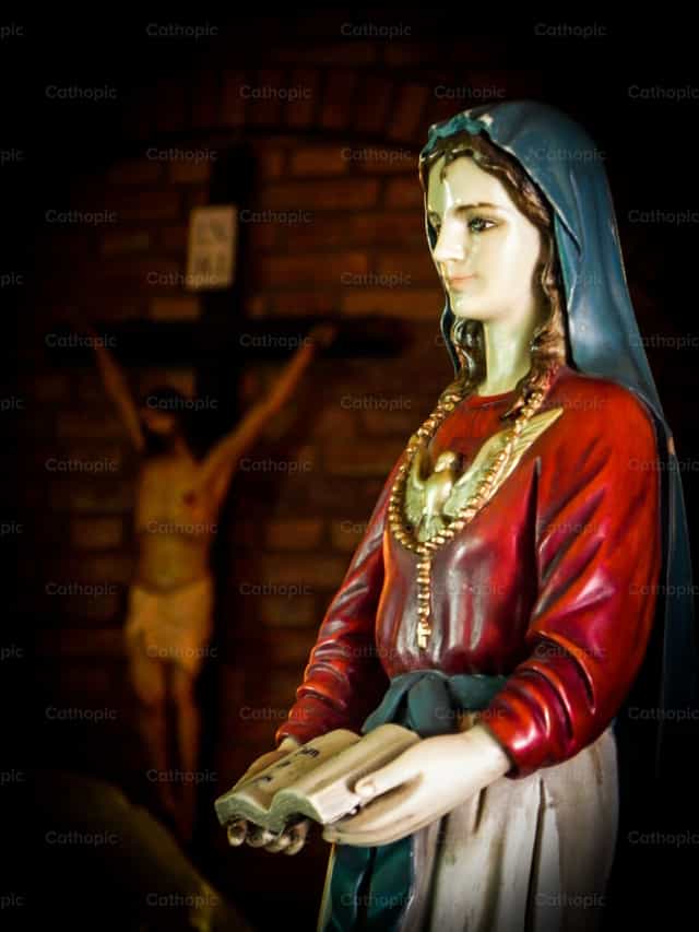 Maria, Ina ng Salita - Mga Catholic stock image