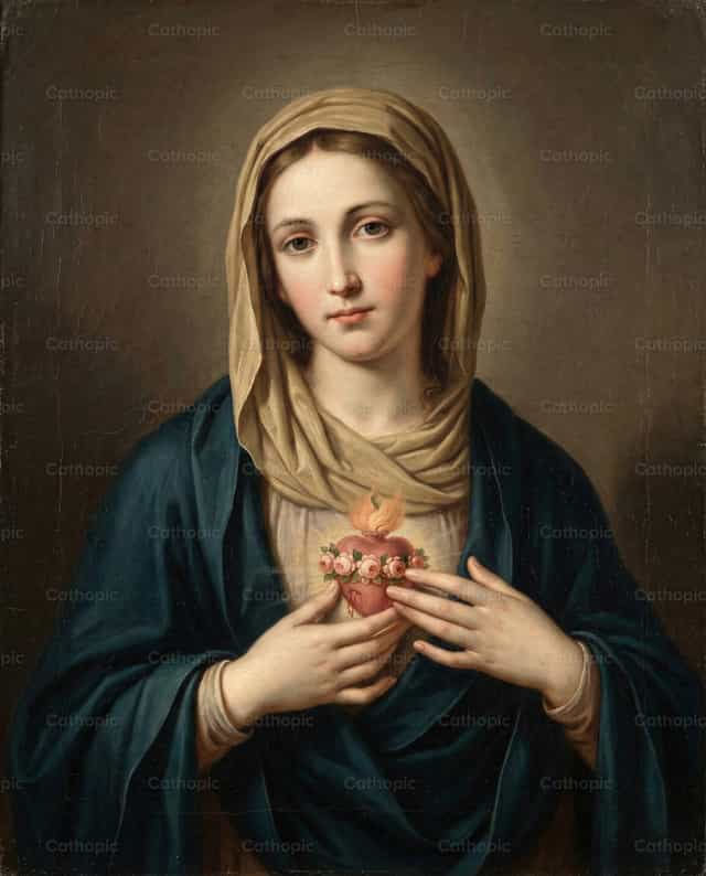 Cuore Immacolato di Maria - Immagini stock cattoliche