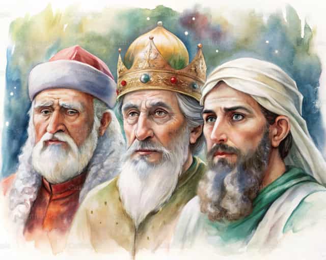 Reyes Magos de Oriente - Banco de imágenes católicas