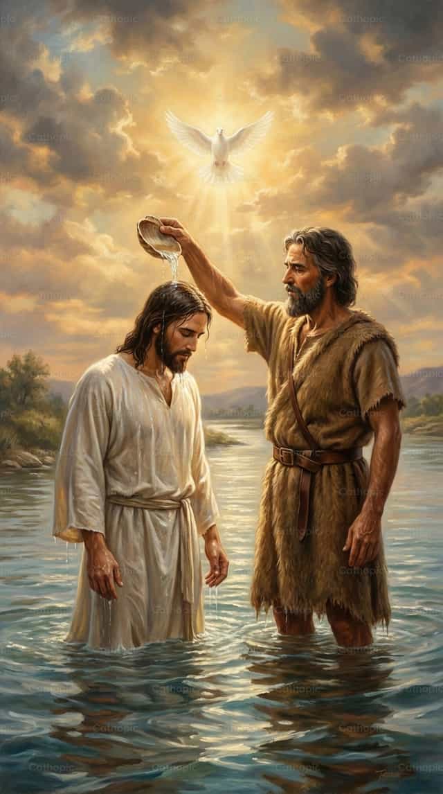 Ito ang aking minamahal na Anak. - Mga Catholic stock image