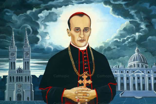 Mapalad na Aloysius Stepinac - Mga Catholic stock image - Larawan ni Zvonimir Atletić