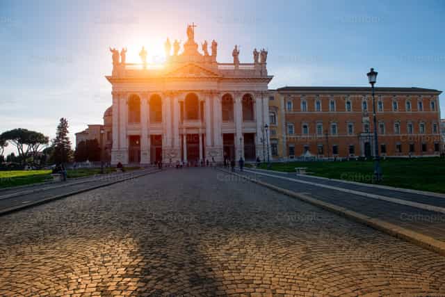 Basilica de San Juan de Letrán en Roma - Banco de imágenes católicas - Fotografía por Pierluigi Palazzi