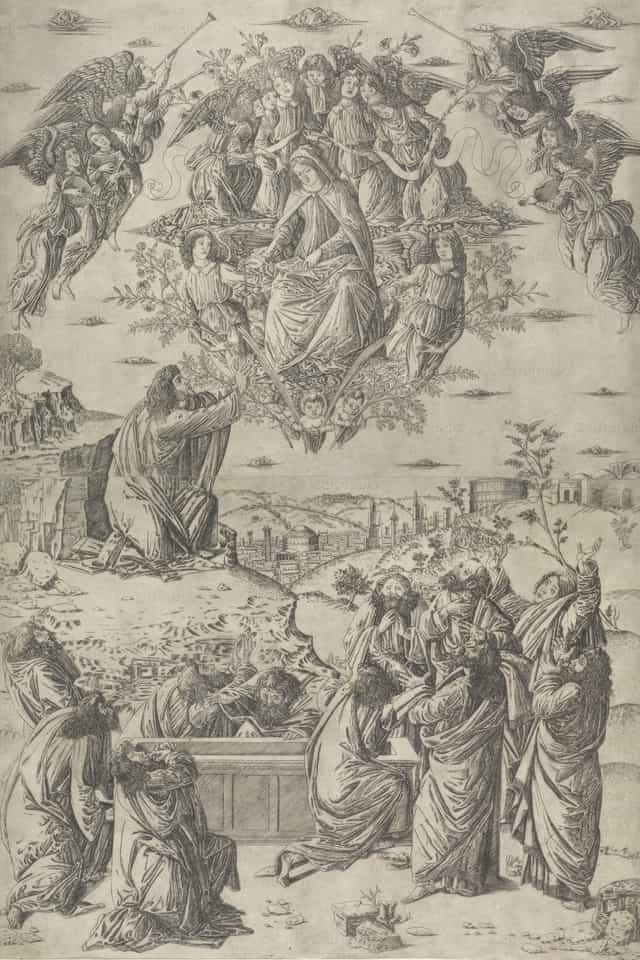 성모 승천 - 가톨릭 스톡 이미지 - 사진 제공 Restored Christian Art