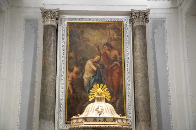 Bautismo de Jesús en la Catedral de Palermo - Catholic stock images - Photo by Yandry Fernández Perdomo