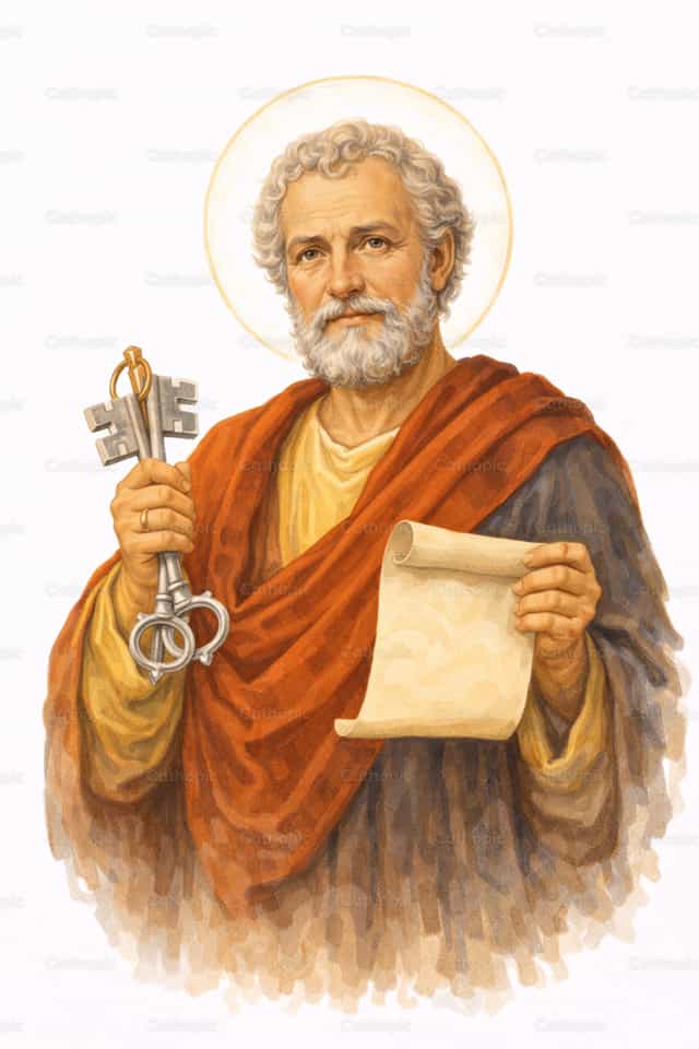 San Pietro Apostolo - Immagini stock cattoliche - Foto di Aqu Alvarez