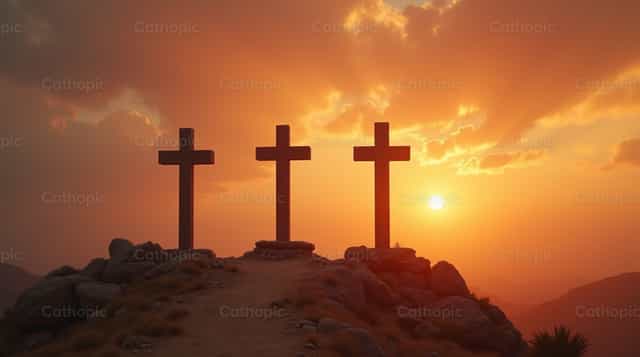 Tatlong Krus - Mga Catholic stock image - Larawan ni Irene Maciá Doménech