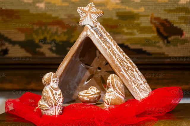 Belén navideño moderno - Banco de imágenes católicas - Fotografía por Joan Sutter