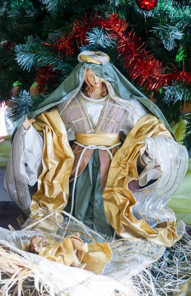 Belén navideño moderno - Banco de imágenes católicas