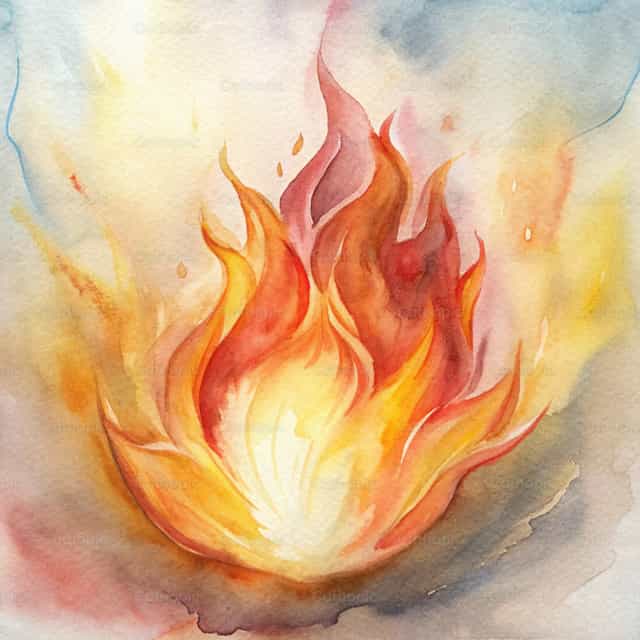 Feuer des Heiligen Geistes - Katholische Stockfotos - Foto von Irene Maciá Doménech