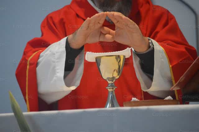 Paglalaan - Mga Catholic stock image