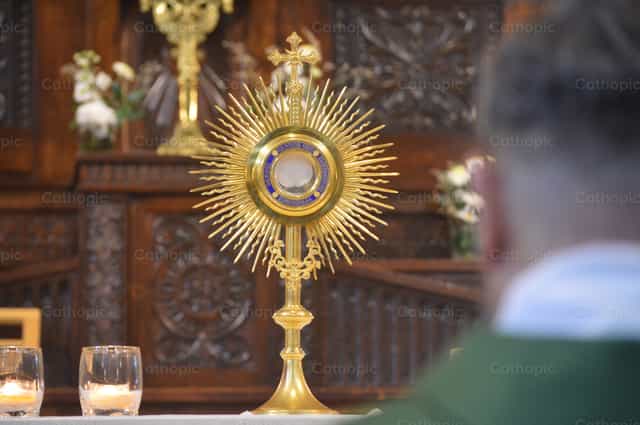 Pagsamba - Mga Catholic stock image
