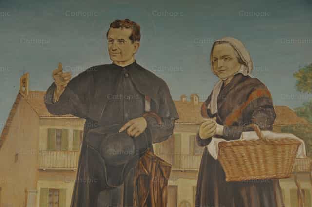 Don Bosco y mamá Margarita - Banco de imágenes católicas - Fotografía por Alberto Díez