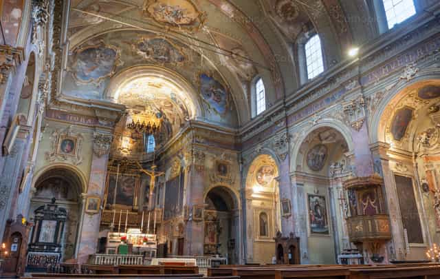 Bérgamo Iglesia de Santa Ágata en el Carmelo - Banco de imágenes católicas