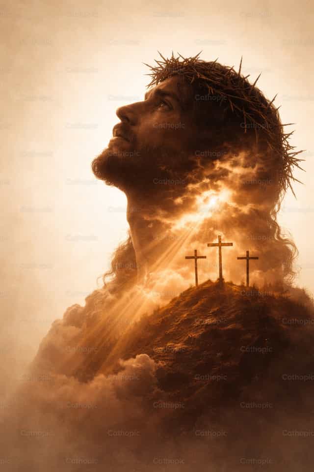 Biyernes Santo - Mga Catholic stock image