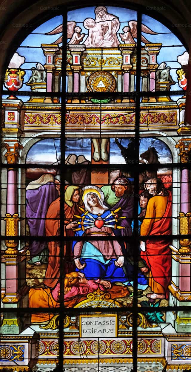 Sept Douleurs de la Vierge Marie - Images catholiques de stock - Photo de Zvonimir Atletić