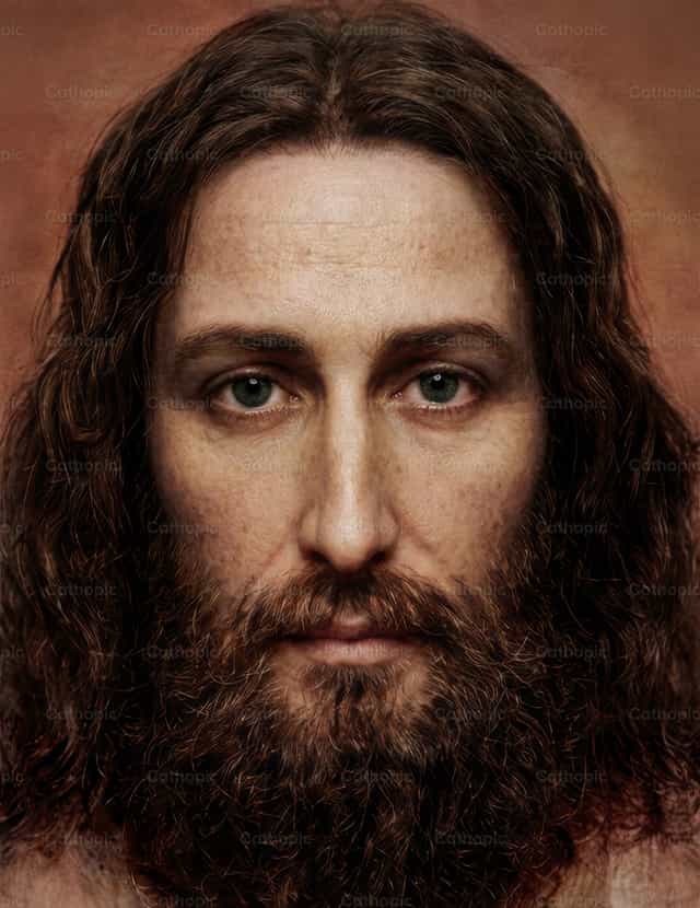 Mukha ni Kristo - Mga Catholic stock image - Larawan ni Julián Iglesias