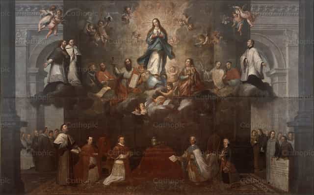 Glorificación de la Inmaculada Concepción - Banco de imágenes católicas
