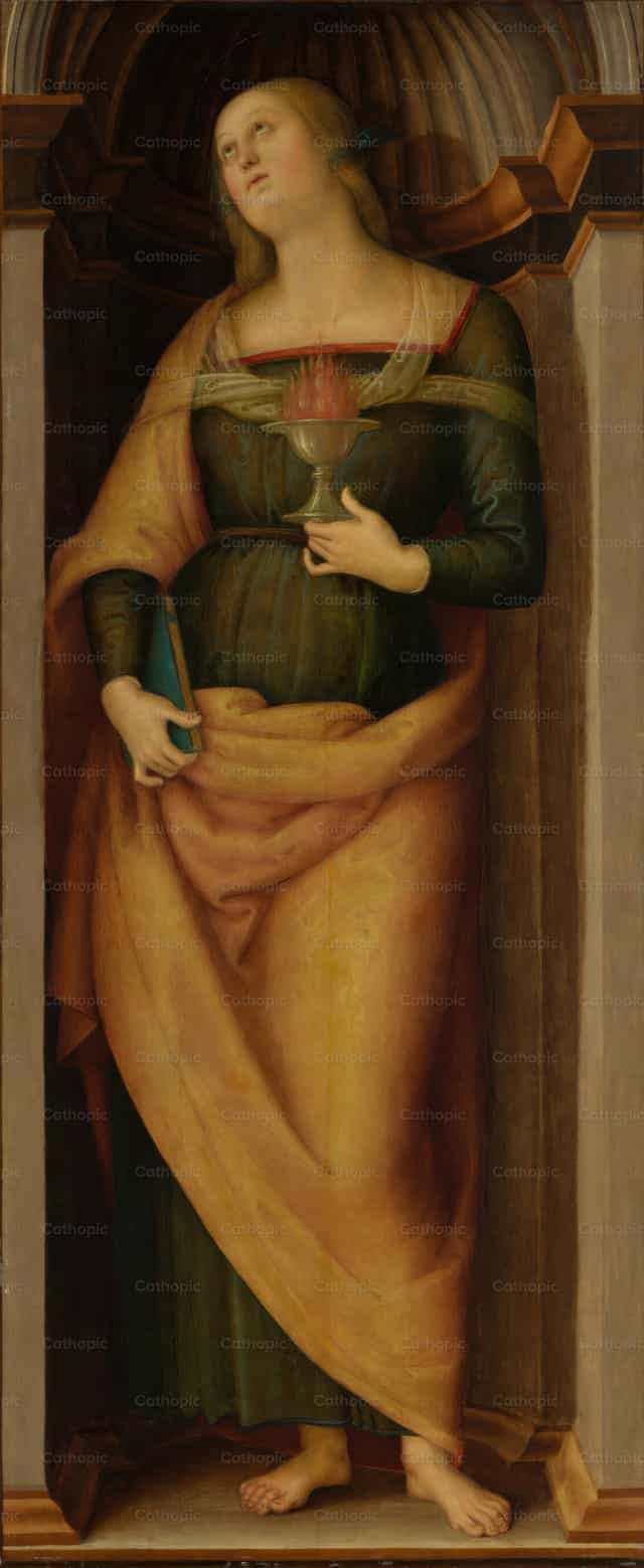 Santa Lúcia - Imagens católicas de stock - Foto de Restored Christian Art