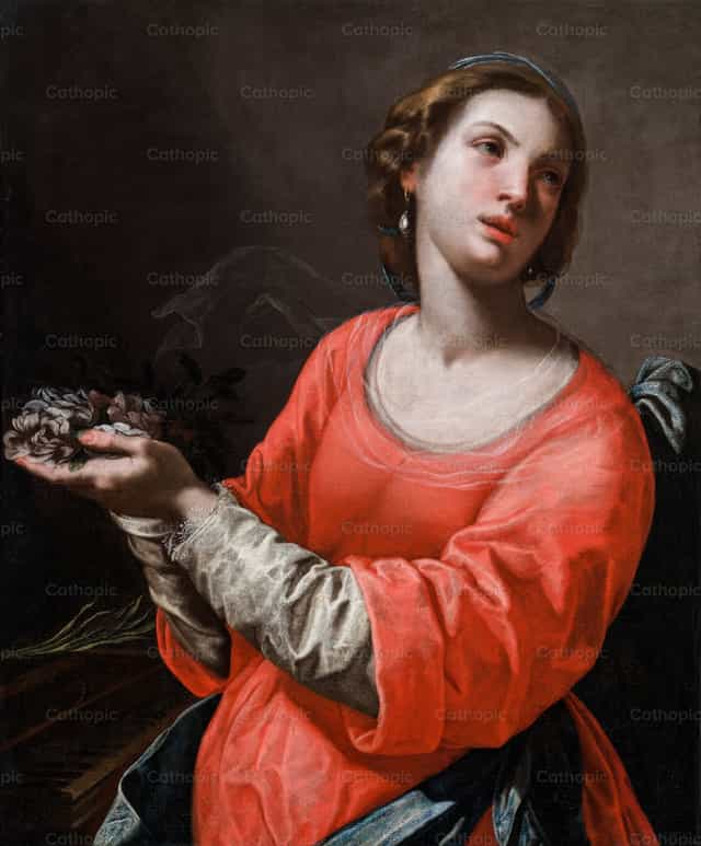 Szent Cecília - Katolikus stockképek - Fotó: Restored Christian Art