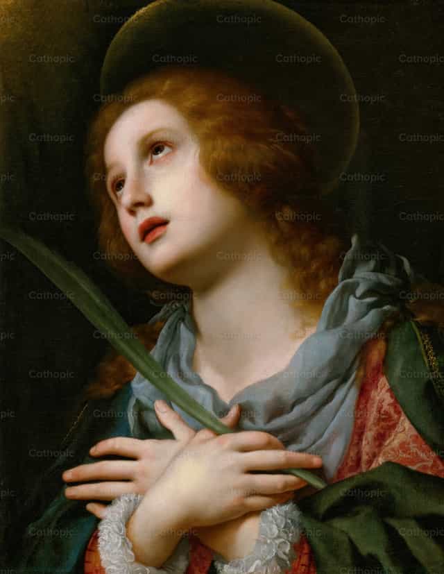 여성 순교 성인 - 가톨릭 스톡 이미지 - 사진 제공 Restored Christian Art