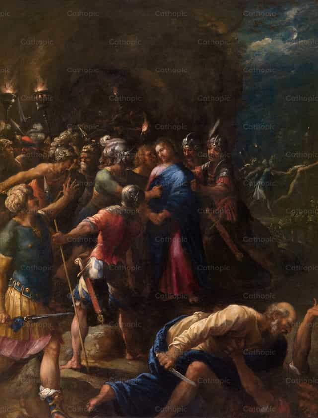 El beso de Judas - Banco de imágenes católicas