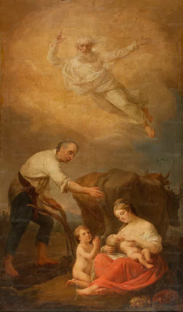 Szent Izidor – A munka megáldása - Katolikus stockképek - Fotó: Restored Christian Art