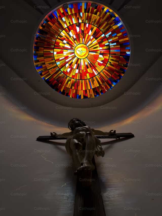 Cristo e lo Spirito Santo - Immagini stock cattoliche - Foto di Eduardo Perdomo