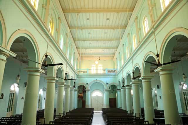 Chiesa nel Convento di Loreto a Kolkata - Immagini stock cattoliche