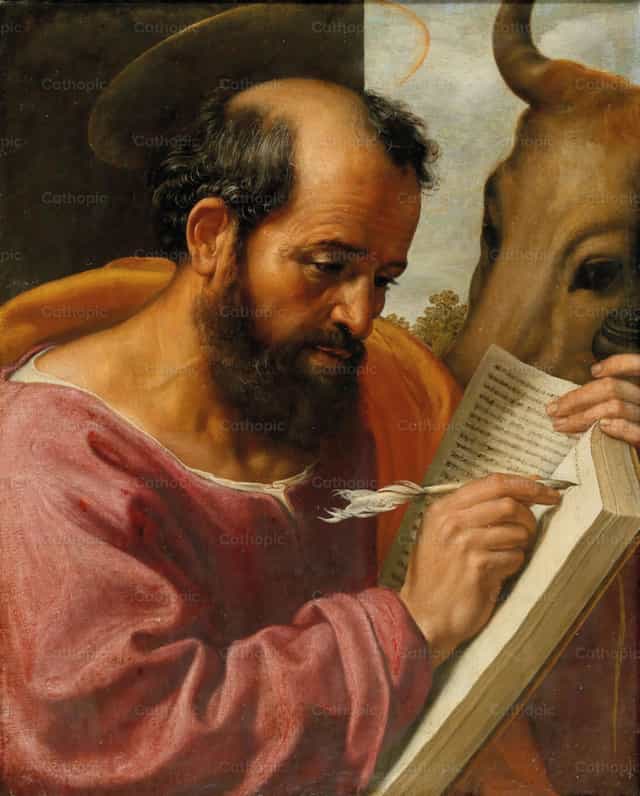 Szent Lukács evangélista - Katolikus stockképek - Fotó: Restored Christian Art