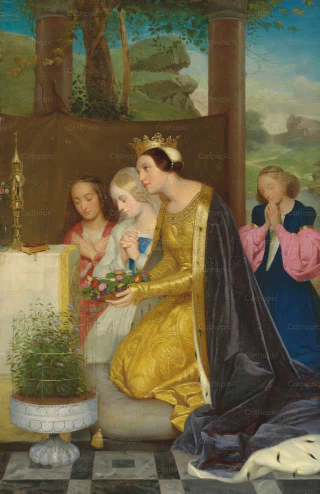 Santa Amalia, Reina de Hungría - Banco de imágenes católicas