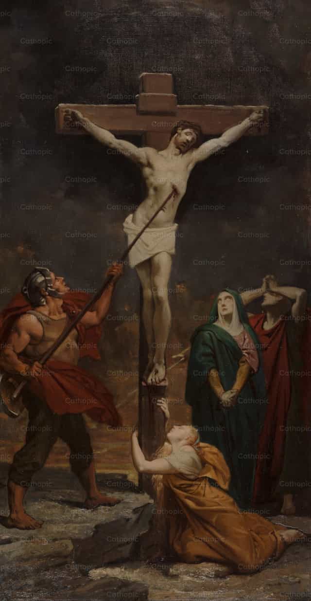 Le Christ en croix - Images catholiques de stock - Photo de Restored Christian Art