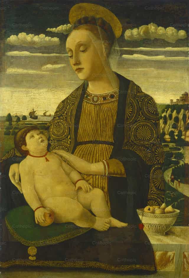 圣母与圣婴 - 天主教图库图片 - 摄影： Restored Christian Art
