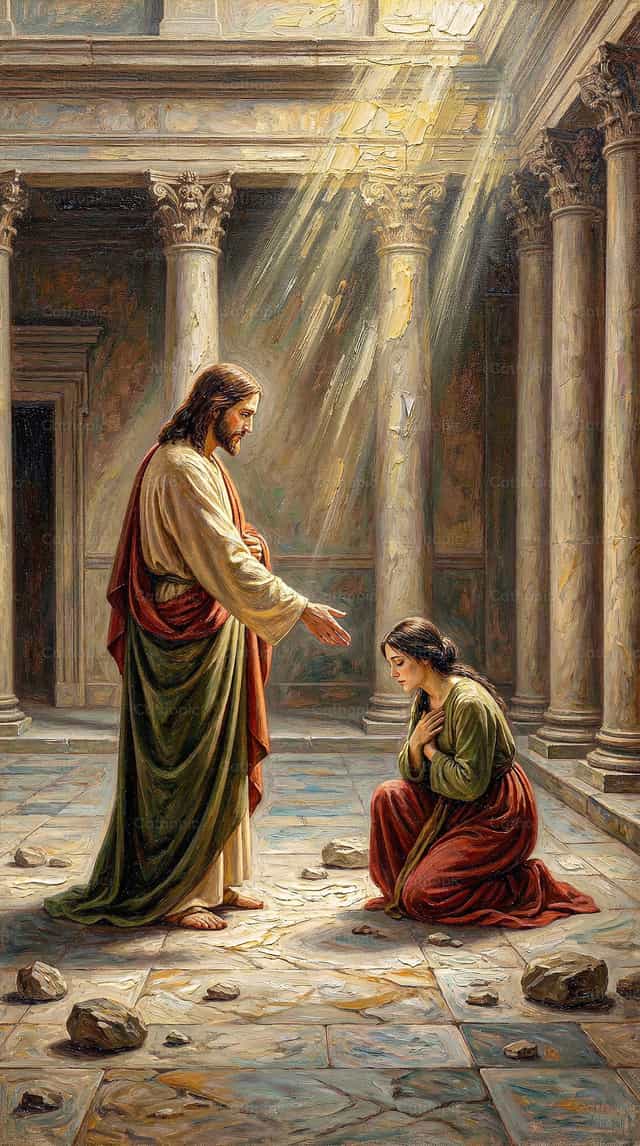 Kapatawaran para sa Babaeng May Gulang - Mga Catholic stock image - Larawan ni Carlos Daniel