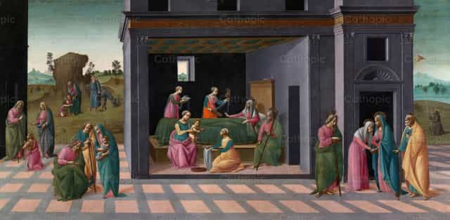 Szent János Keresztelő életéből vett jelenetek - Katolikus stockképek - Fotó: Restored Christian Art