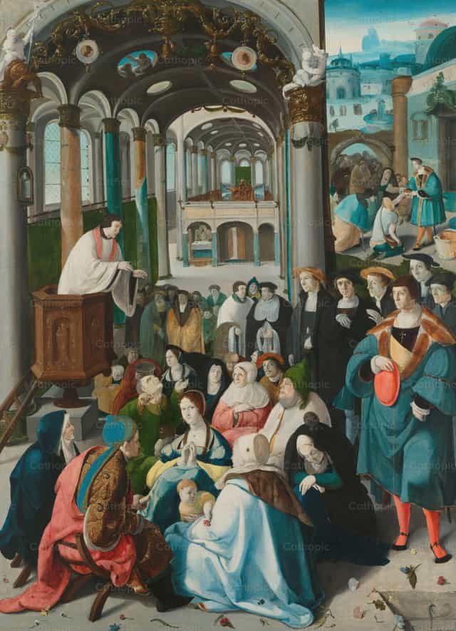 La llamada de San Antonio - Banco de imágenes católicas