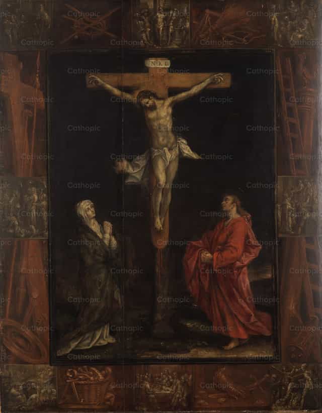 Kalbaryo - Mga Catholic stock image - Larawan ni Restored Christian Art
