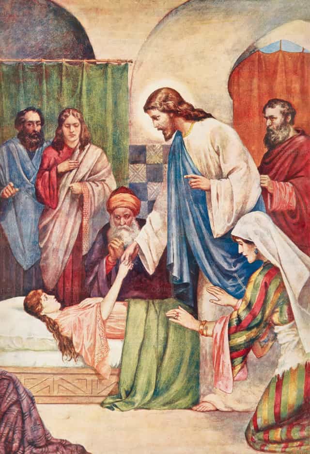 Anak na Babae ni Jairus - Mga Catholic stock image - Larawan ni Restored Christian Art