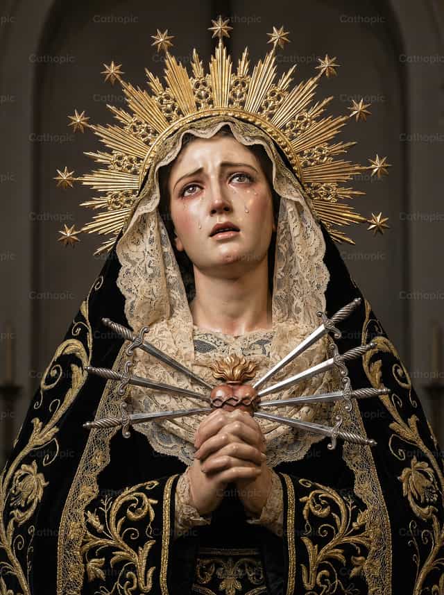 Nuestra Señora de los Dolores - Banco de imágenes católicas