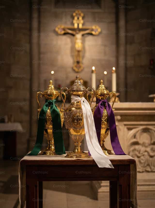 As Três Óleos - Imagens católicas de stock - Foto de Carlos Daniel