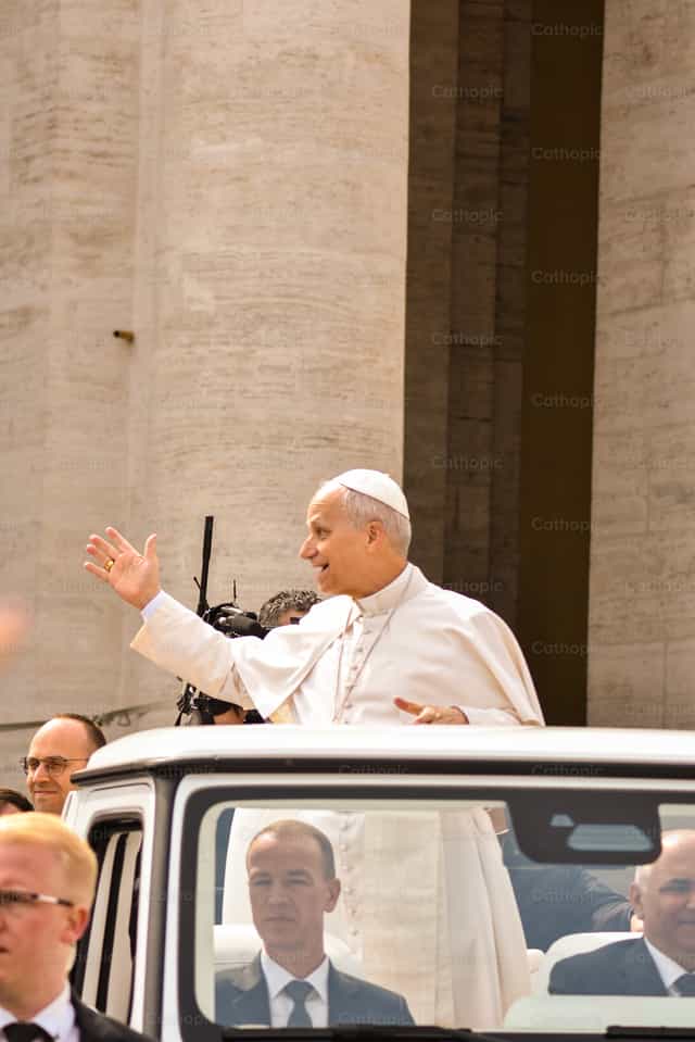 Papa Leo - Mga Catholic stock image