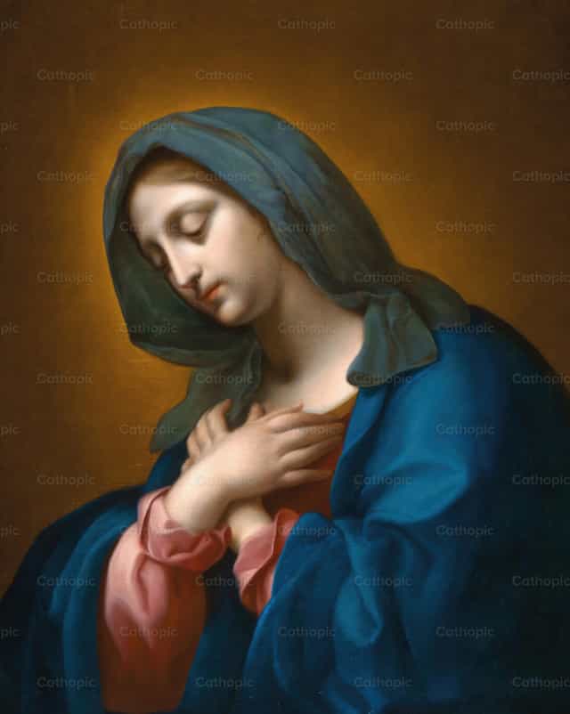 성모님 - 가톨릭 스톡 이미지 - 사진 제공 Restored Christian Art