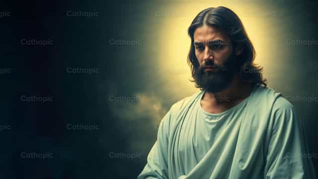 신적 영광: 관상 속에 부활하신 예수 - 가톨릭 스톡 이미지 - 사진 제공 catholicmall.org