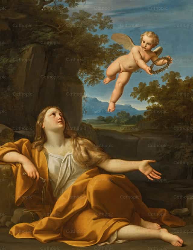 忏悔的抹大拉的玛利亚 - 天主教图库图片 - 摄影： Restored Christian Art