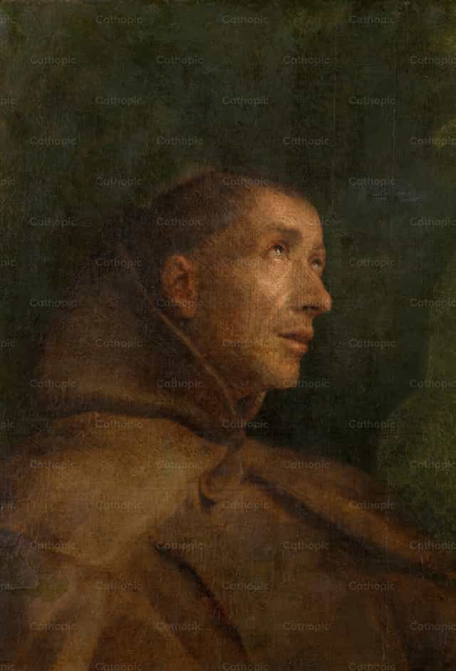Isang Santong Franciscan - Mga Catholic stock image