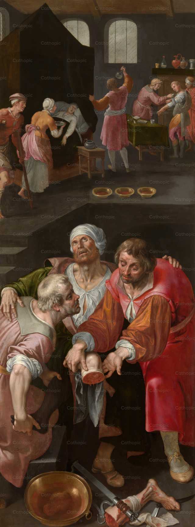 Ang Kawanggawa nina San Cosmas at San Damianus - Mga Catholic stock image - Larawan ni Restored Christian Art