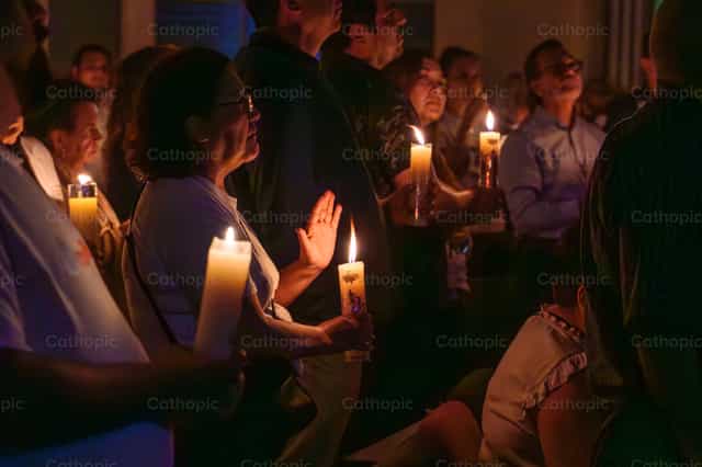 Paaswaakmis - Katholieke stockfoto's - Foto door Gerardo Juarez